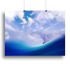 The Blue Sea Canvas Print or Poster