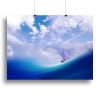 The Blue Sea Canvas Print or Poster