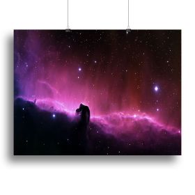 Horse Head Sky Canvas Print or Poster (Type: Poster Print, size: 12" x 8" / 30cm x 20cm (approx))