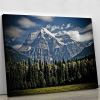 Mountain With Trees Canvas Print or Poster