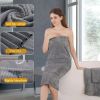 4-piece set of oversized bath towels, 35 inch x 70 inch oversized microfiber absorbent XL bath towels, ultra soft bathroom towel set, quick drying plu
