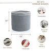 Recycled Cotton Rope Storage Cube Basket Plant Basket Multi Purpose Woven Cube Storage Organizer Shelves Closet Storage Bins Nursery Kids Room Organiz