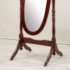 Traditional Queen Anna Style Floor Cheval Mirror