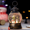 Christmas Lantern Snow Globe,Vintage Hanging Table Lamps,Holiday Party Decorations