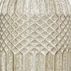 Textured Glass and Acrylic Base Table Lamp