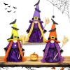 Halloween Decorations - Halloween Decor - 3PCS Witch Plush Gnomes - Cute Hocus Pocus Decorations for Home, Indoor, Office, Table, Party Clearance