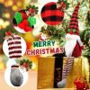 Christmas Red Cardinal Gnomes Decorations for Home, Indoor
