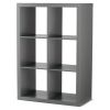 6 cube storage boxes; bookshelves; display cabinets; storage cabinets